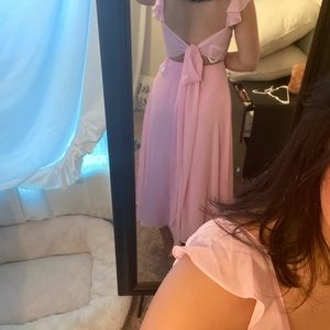 Azazie bridesmaid dress candy Pink